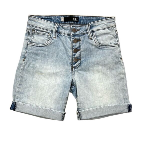 Kut from the Kloth Catherine High Rise Boyfriend Jean Shorts - Picture 1 of 6